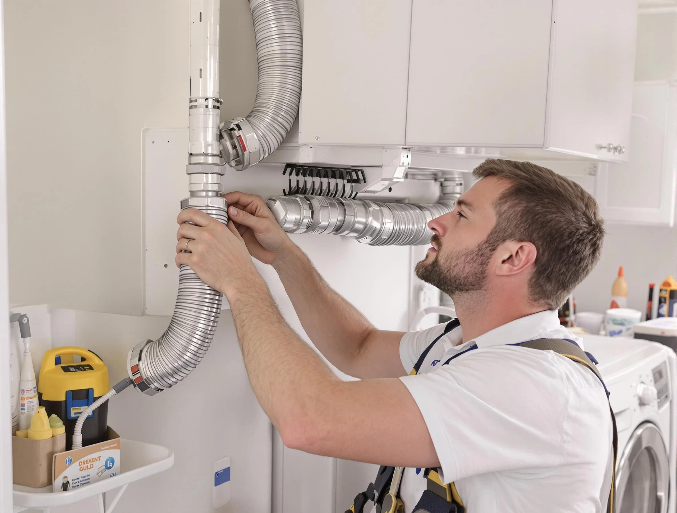 Professional dryer vent repair and installation by Meadowbrook Dryer Vent Cleaning in Meadowbrook