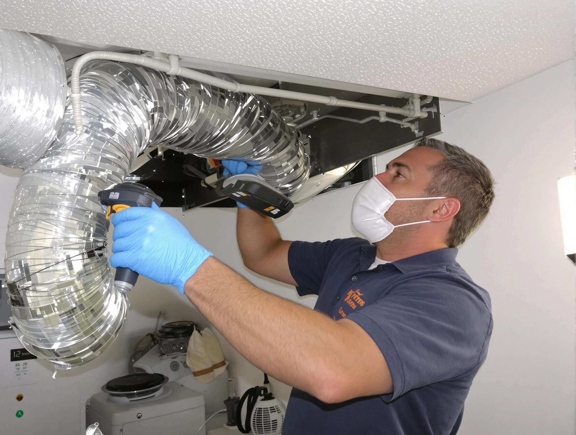 Meadowbrook Dryer Vent Cleaning professional performing thorough residential dryer vent cleaning in Meadowbrook