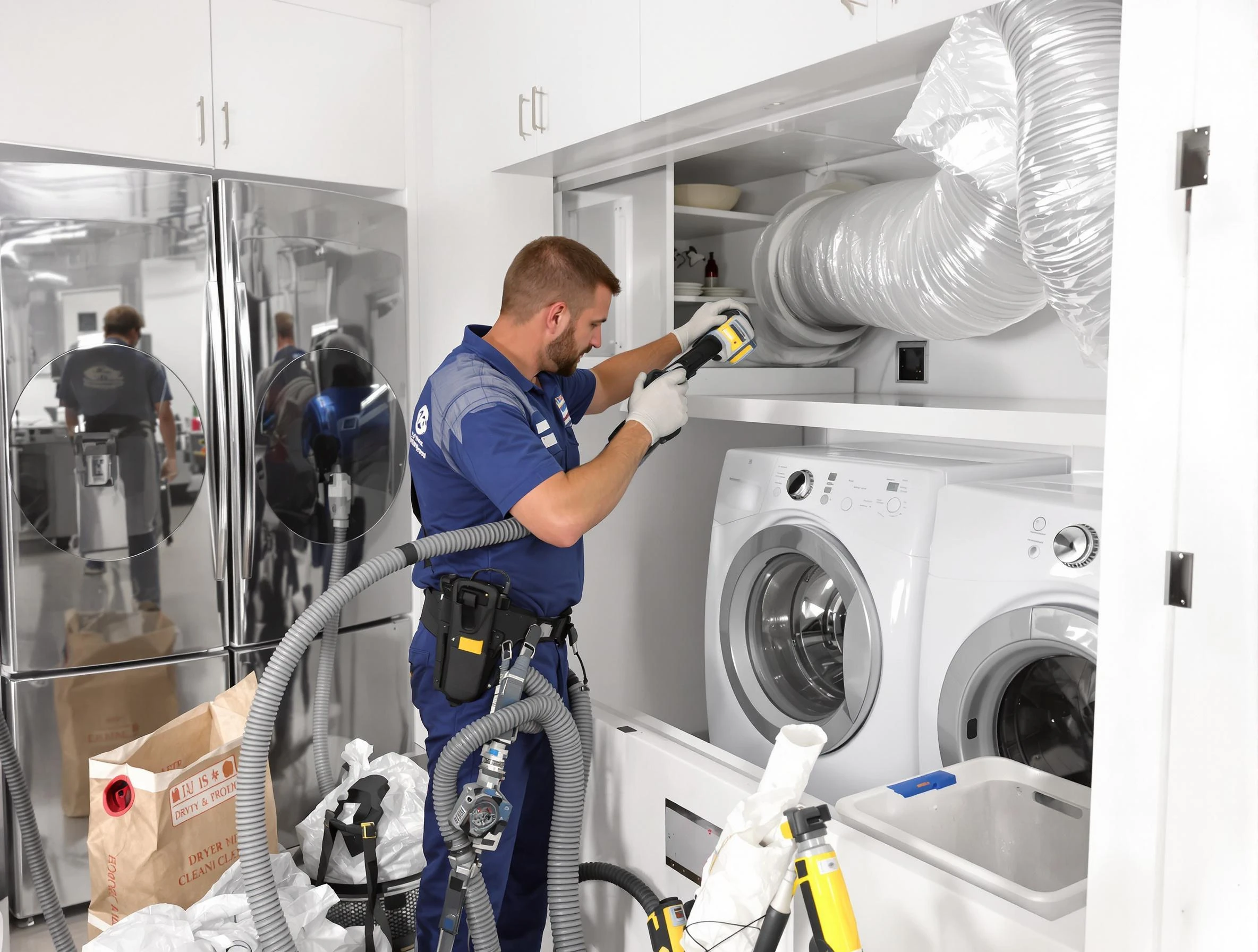 Professional duct cleaning by Meadowbrook Dryer Vent Cleaning in Meadowbrook